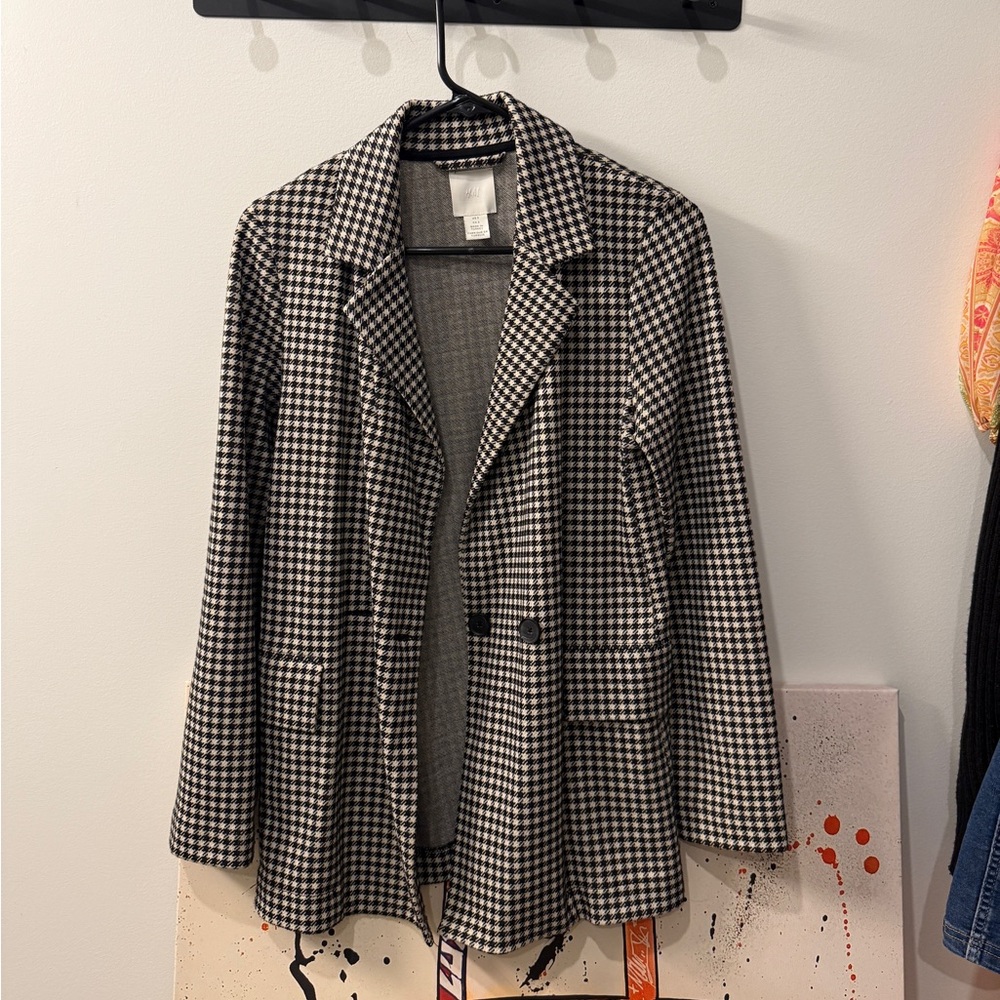 Checkered blazer